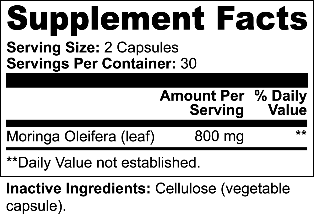 Moringa Oleifera Capsules